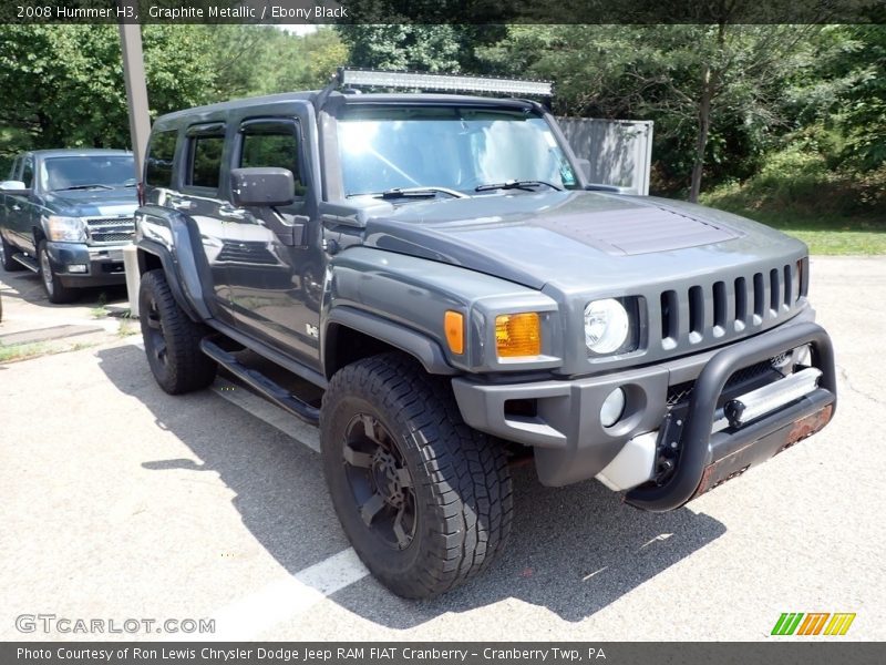 Graphite Metallic / Ebony Black 2008 Hummer H3