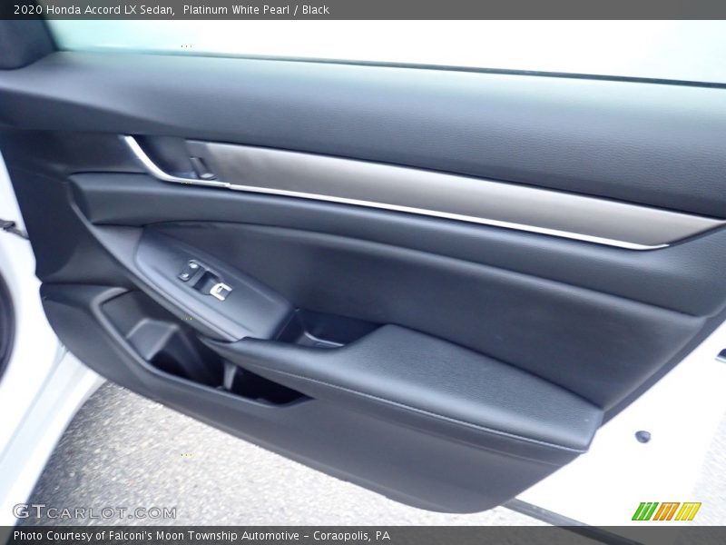 Platinum White Pearl / Black 2020 Honda Accord LX Sedan