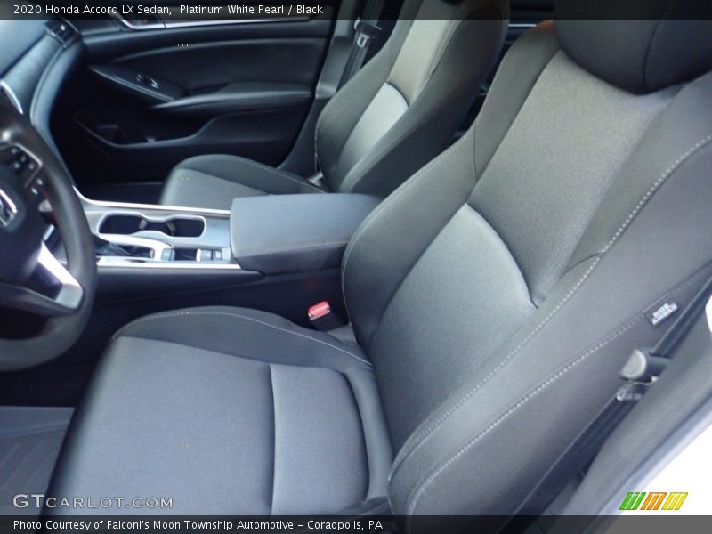 Platinum White Pearl / Black 2020 Honda Accord LX Sedan
