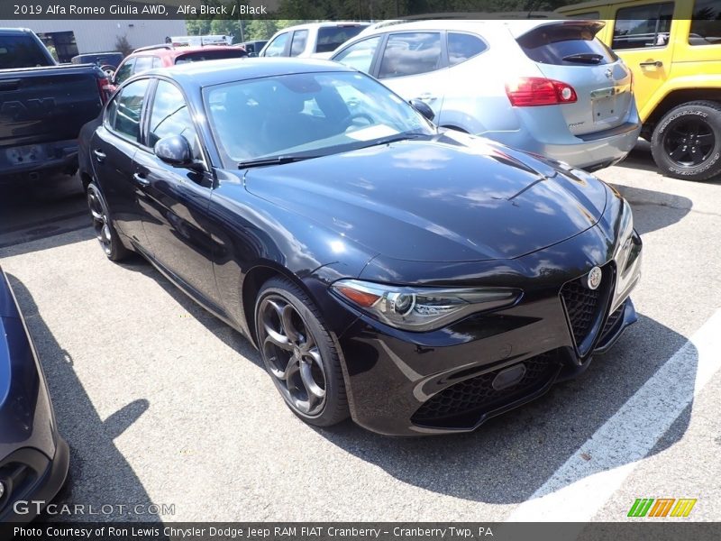 Alfa Black / Black 2019 Alfa Romeo Giulia AWD