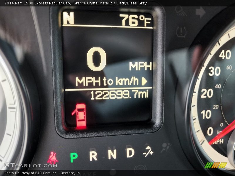 Granite Crystal Metallic / Black/Diesel Gray 2014 Ram 1500 Express Regular Cab