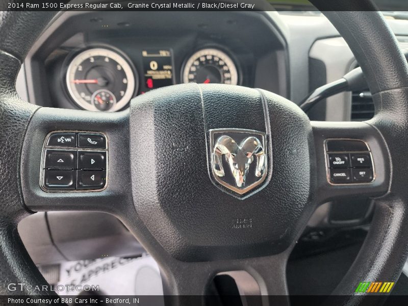 Granite Crystal Metallic / Black/Diesel Gray 2014 Ram 1500 Express Regular Cab