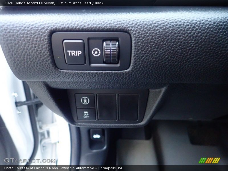 Platinum White Pearl / Black 2020 Honda Accord LX Sedan
