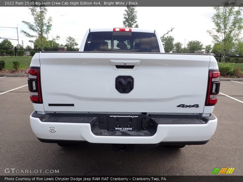 Bright White / Black 2022 Ram 2500 Big Horn Crew Cab Night Edition 4x4