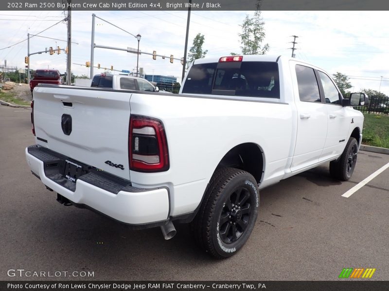 Bright White / Black 2022 Ram 2500 Big Horn Crew Cab Night Edition 4x4