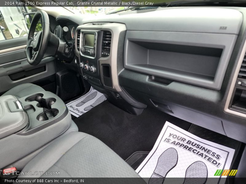 Granite Crystal Metallic / Black/Diesel Gray 2014 Ram 1500 Express Regular Cab
