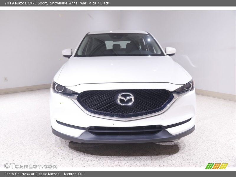 Snowflake White Pearl Mica / Black 2019 Mazda CX-5 Sport