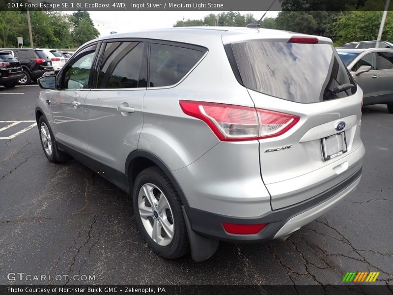 Ingot Silver / Medium Light Stone 2014 Ford Escape SE 1.6L EcoBoost 4WD