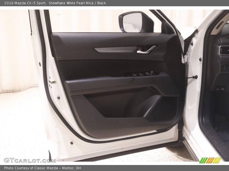Snowflake White Pearl Mica / Black 2019 Mazda CX-5 Sport