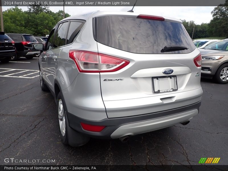 Ingot Silver / Medium Light Stone 2014 Ford Escape SE 1.6L EcoBoost 4WD