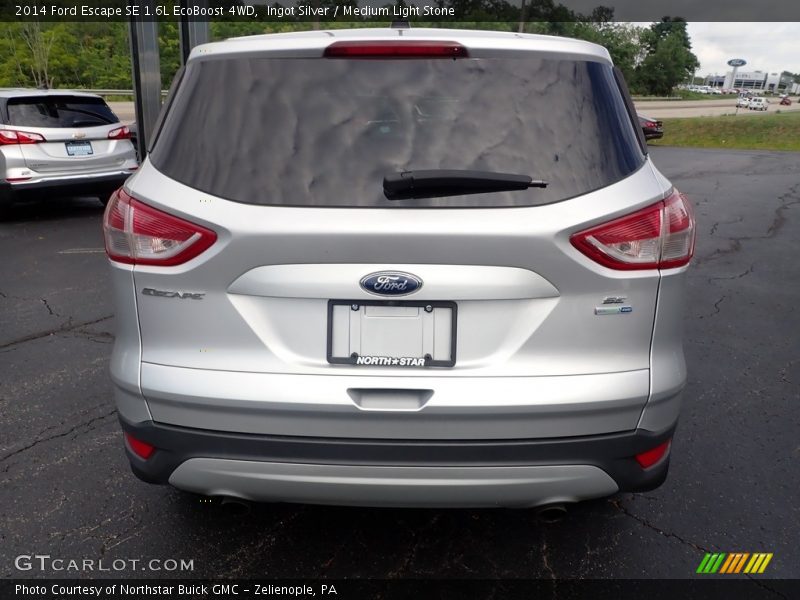Ingot Silver / Medium Light Stone 2014 Ford Escape SE 1.6L EcoBoost 4WD