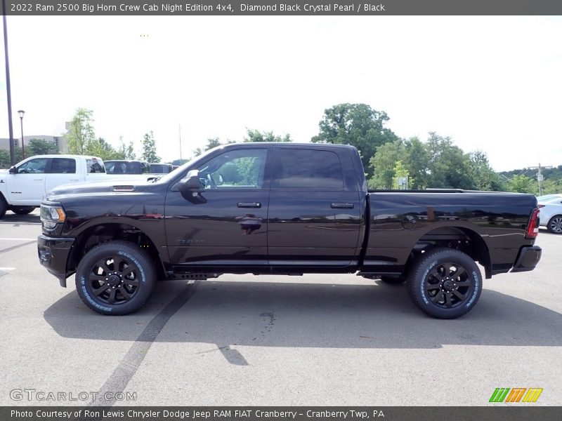 Diamond Black Crystal Pearl / Black 2022 Ram 2500 Big Horn Crew Cab Night Edition 4x4