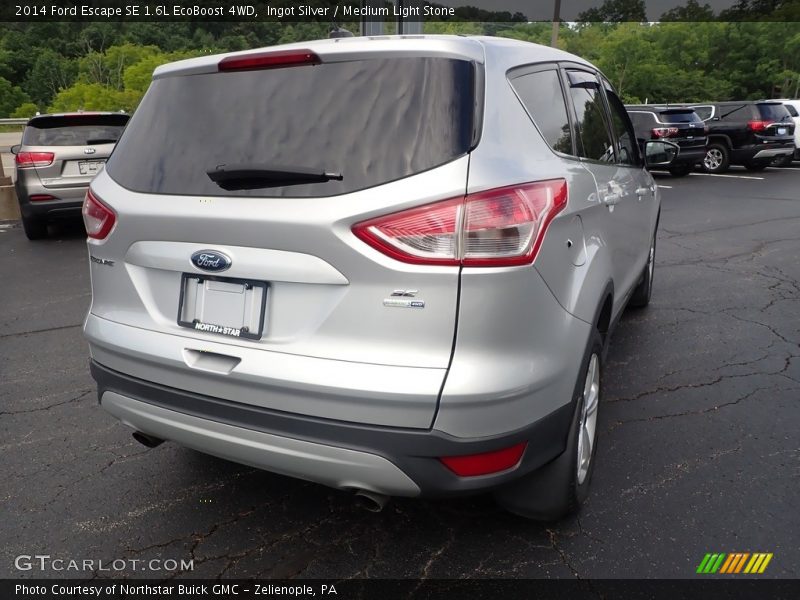 Ingot Silver / Medium Light Stone 2014 Ford Escape SE 1.6L EcoBoost 4WD