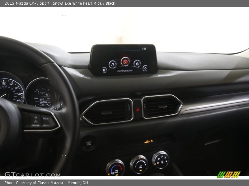 Snowflake White Pearl Mica / Black 2019 Mazda CX-5 Sport