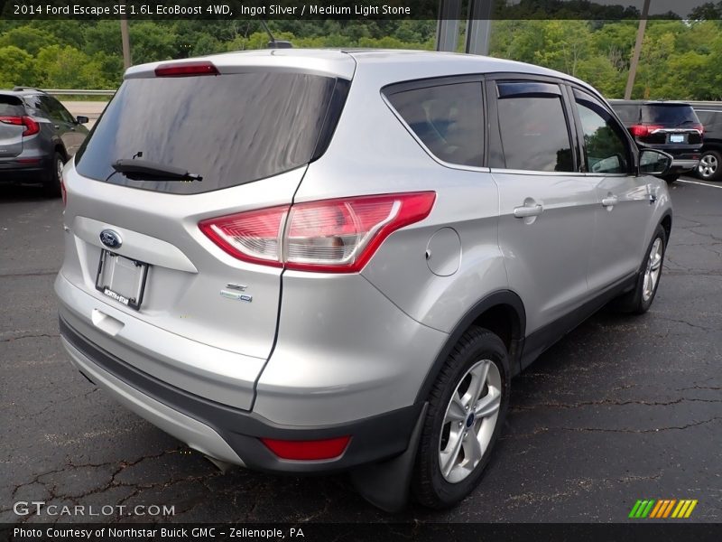 Ingot Silver / Medium Light Stone 2014 Ford Escape SE 1.6L EcoBoost 4WD