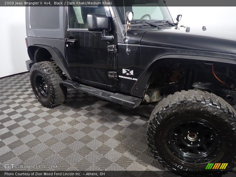 Black / Dark Khaki/Medium Khaki 2009 Jeep Wrangler X 4x4