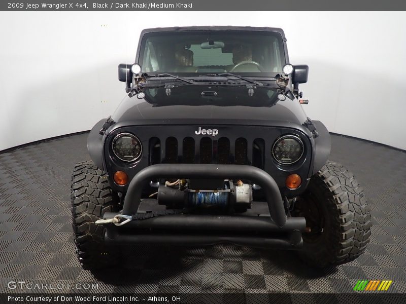 Black / Dark Khaki/Medium Khaki 2009 Jeep Wrangler X 4x4
