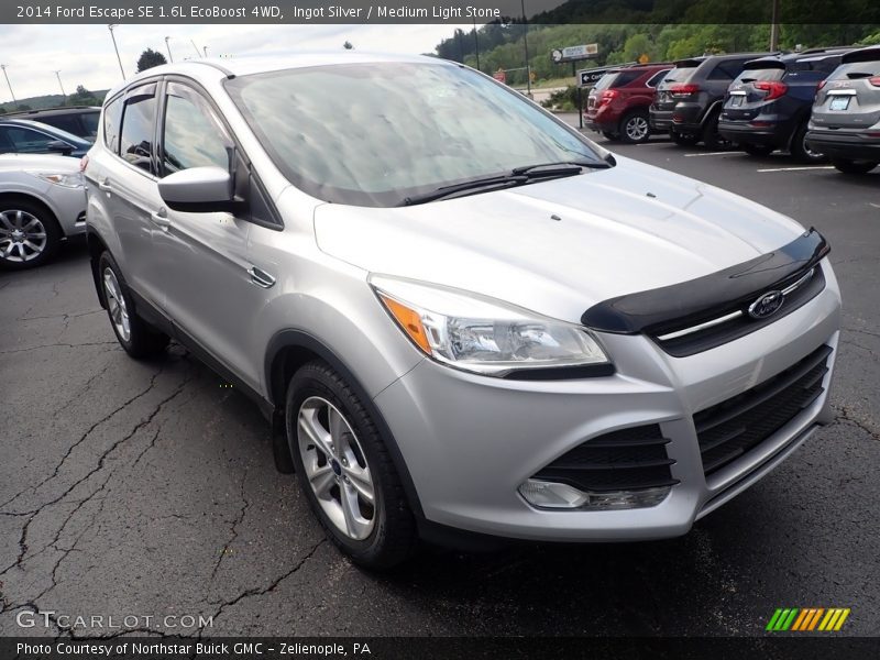 Ingot Silver / Medium Light Stone 2014 Ford Escape SE 1.6L EcoBoost 4WD