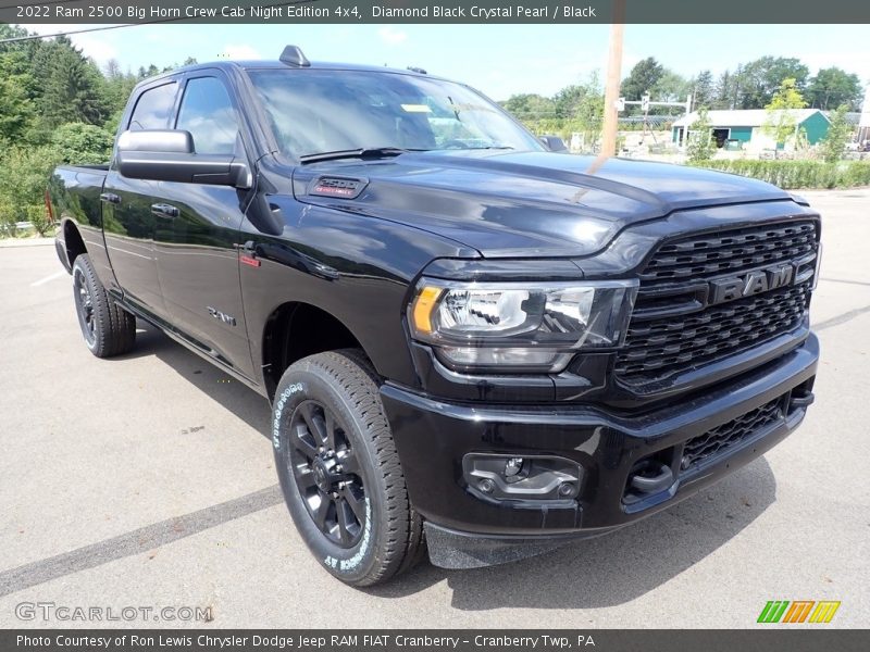 Diamond Black Crystal Pearl / Black 2022 Ram 2500 Big Horn Crew Cab Night Edition 4x4