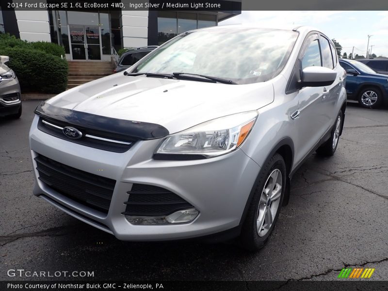 Ingot Silver / Medium Light Stone 2014 Ford Escape SE 1.6L EcoBoost 4WD