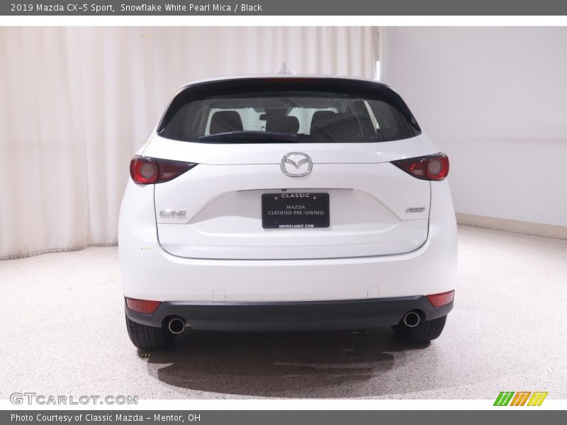 Snowflake White Pearl Mica / Black 2019 Mazda CX-5 Sport