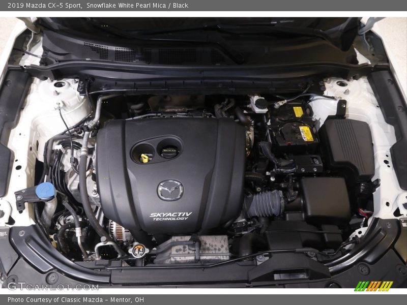 Snowflake White Pearl Mica / Black 2019 Mazda CX-5 Sport