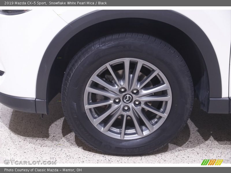 Snowflake White Pearl Mica / Black 2019 Mazda CX-5 Sport