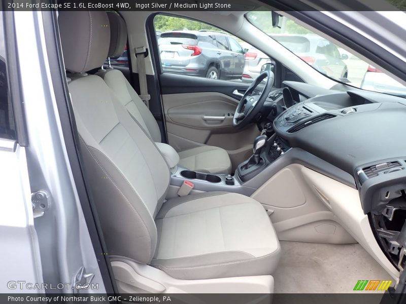 Ingot Silver / Medium Light Stone 2014 Ford Escape SE 1.6L EcoBoost 4WD