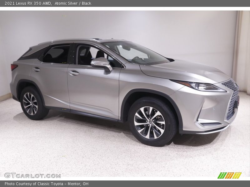 Atomic Silver / Black 2021 Lexus RX 350 AWD