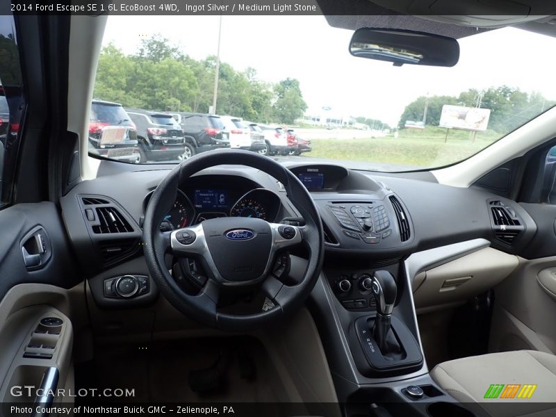 Ingot Silver / Medium Light Stone 2014 Ford Escape SE 1.6L EcoBoost 4WD