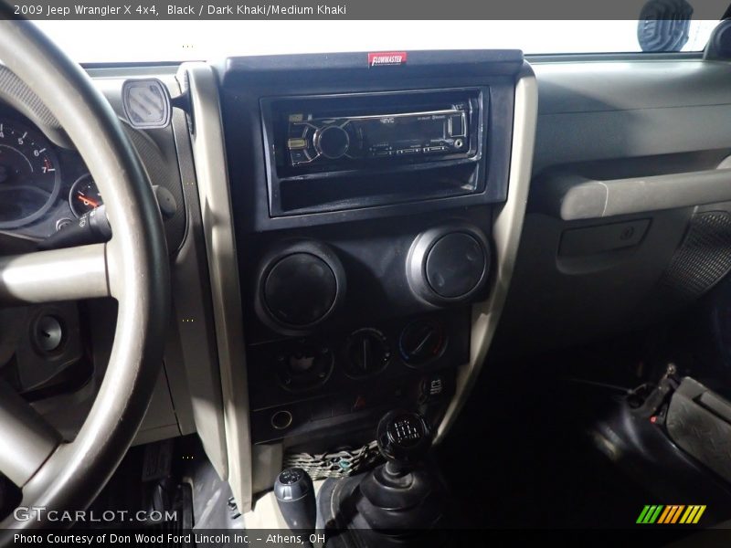 Black / Dark Khaki/Medium Khaki 2009 Jeep Wrangler X 4x4