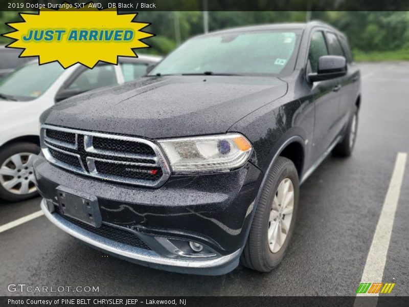 DB Black / Black 2019 Dodge Durango SXT AWD
