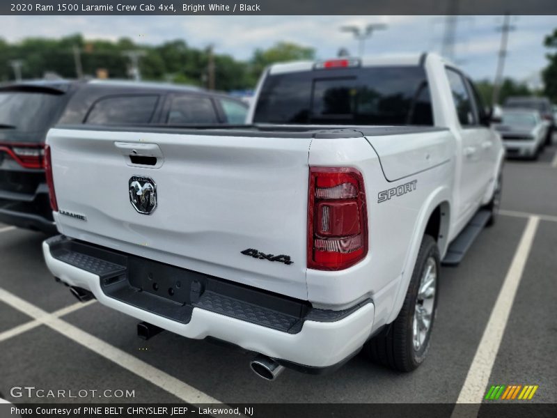 Bright White / Black 2020 Ram 1500 Laramie Crew Cab 4x4