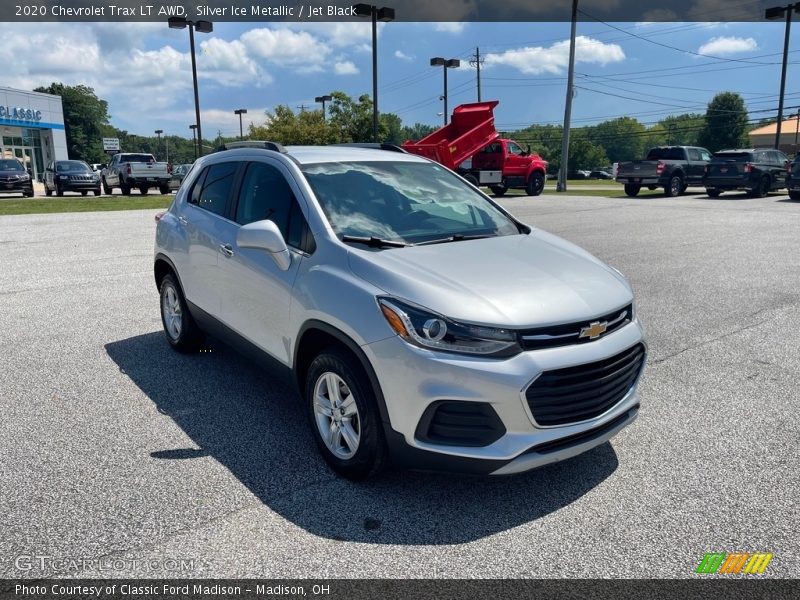 Silver Ice Metallic / Jet Black 2020 Chevrolet Trax LT AWD
