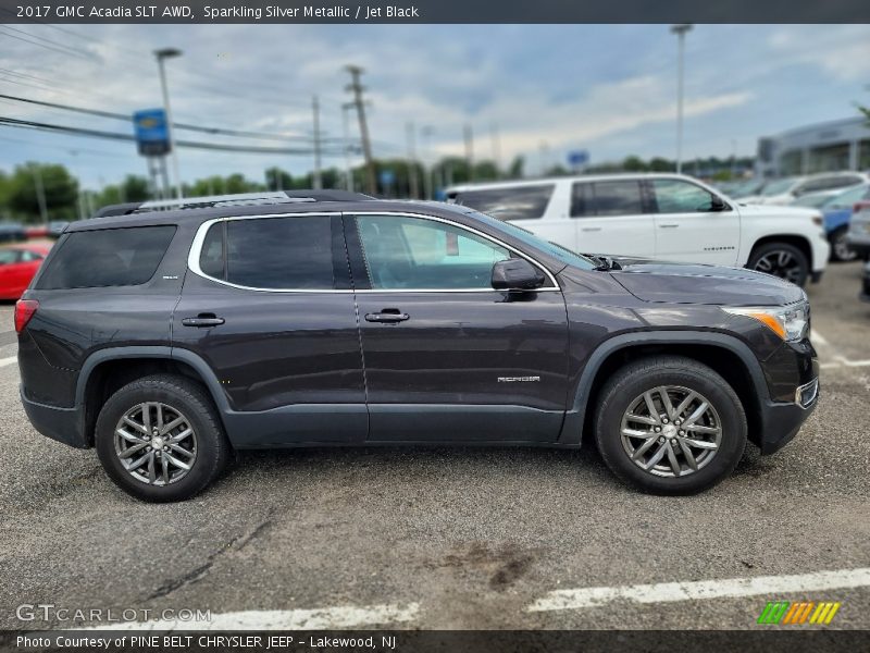 Sparkling Silver Metallic / Jet Black 2017 GMC Acadia SLT AWD