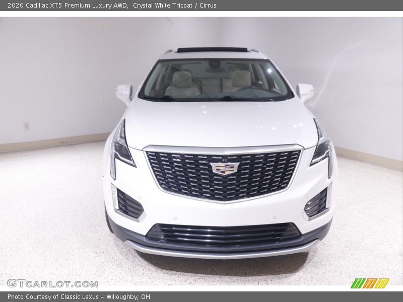 Crystal White Tricoat / Cirrus 2020 Cadillac XT5 Premium Luxury AWD