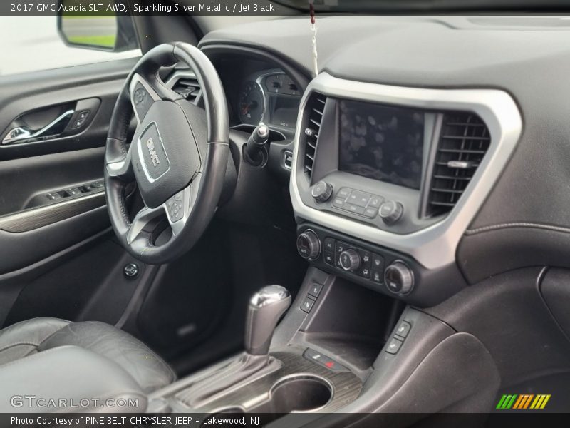 Sparkling Silver Metallic / Jet Black 2017 GMC Acadia SLT AWD