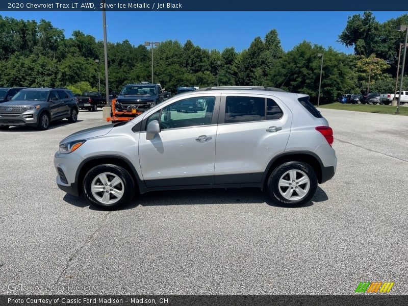 Silver Ice Metallic / Jet Black 2020 Chevrolet Trax LT AWD