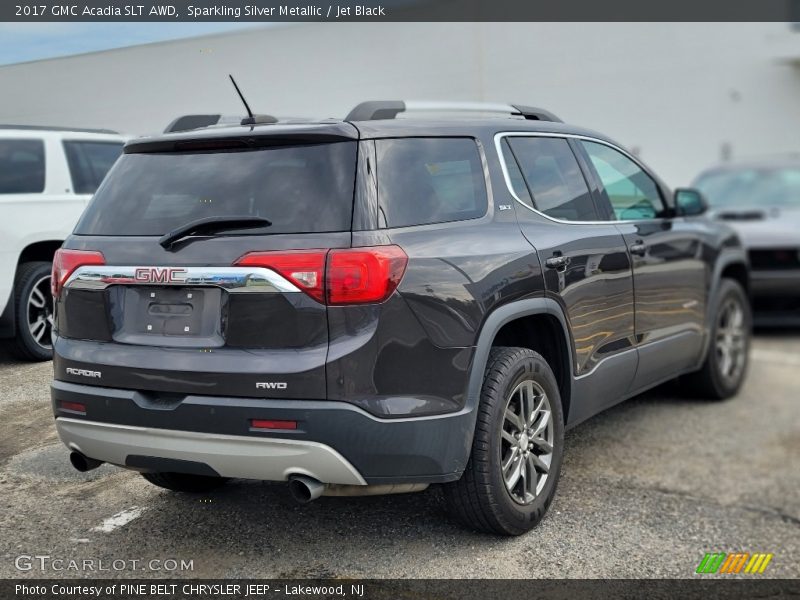 Sparkling Silver Metallic / Jet Black 2017 GMC Acadia SLT AWD