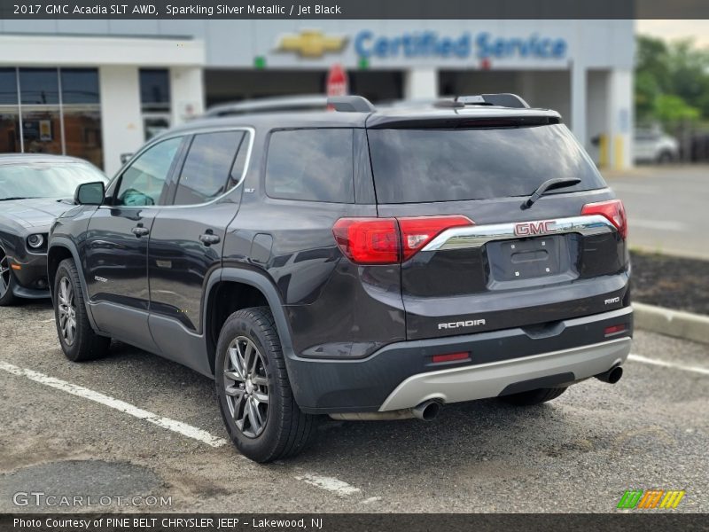 Sparkling Silver Metallic / Jet Black 2017 GMC Acadia SLT AWD