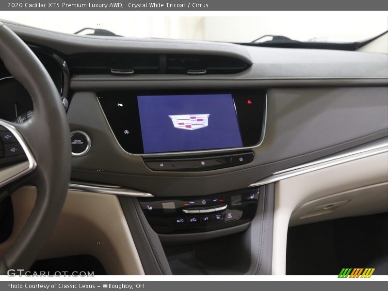 Crystal White Tricoat / Cirrus 2020 Cadillac XT5 Premium Luxury AWD