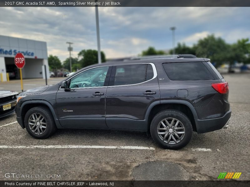 Sparkling Silver Metallic / Jet Black 2017 GMC Acadia SLT AWD