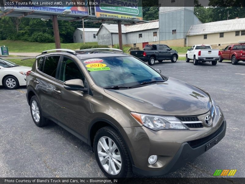 Pyrite Mica / Black 2015 Toyota RAV4 Limited AWD