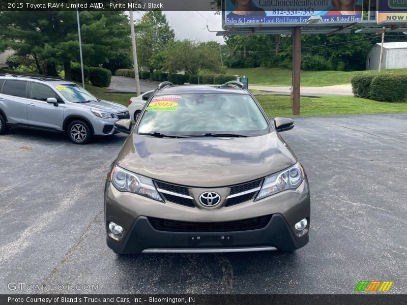 Pyrite Mica / Black 2015 Toyota RAV4 Limited AWD