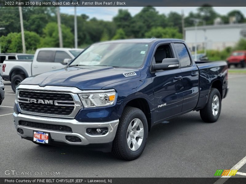Front 3/4 View of 2022 1500 Big Horn Quad Cab 4x4