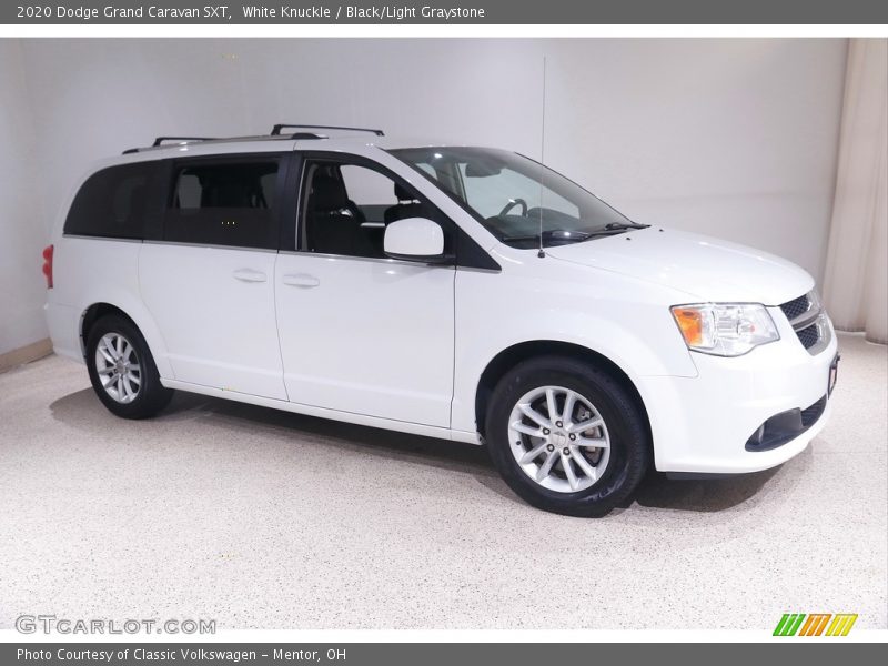 White Knuckle / Black/Light Graystone 2020 Dodge Grand Caravan SXT
