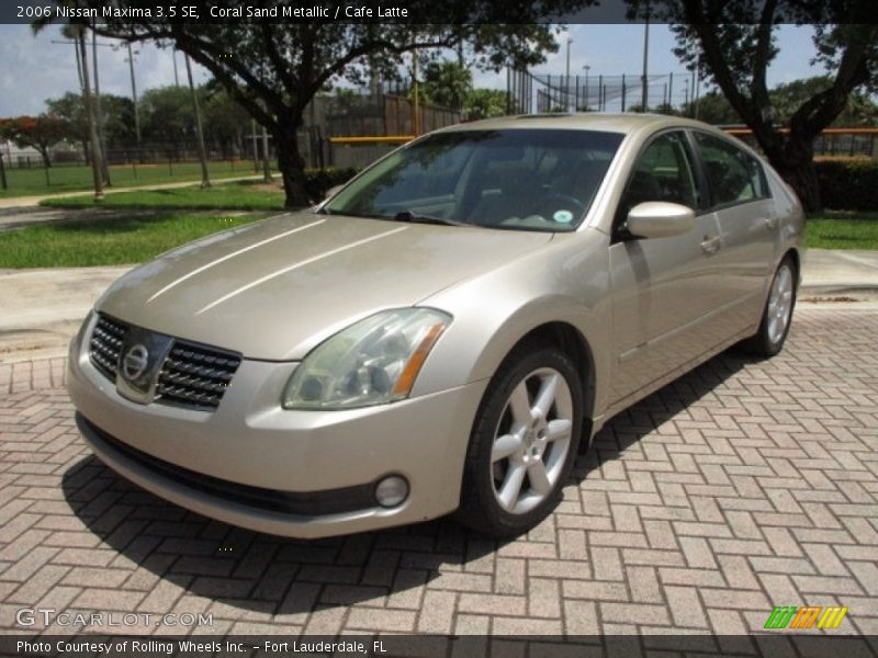 Coral Sand Metallic / Cafe Latte 2006 Nissan Maxima 3.5 SE