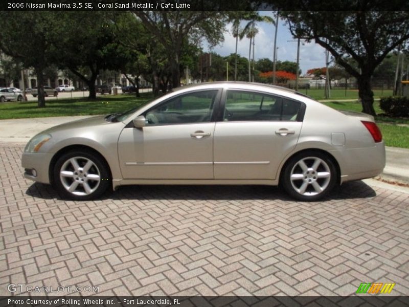 Coral Sand Metallic / Cafe Latte 2006 Nissan Maxima 3.5 SE