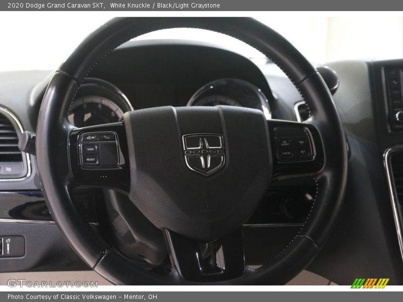 White Knuckle / Black/Light Graystone 2020 Dodge Grand Caravan SXT