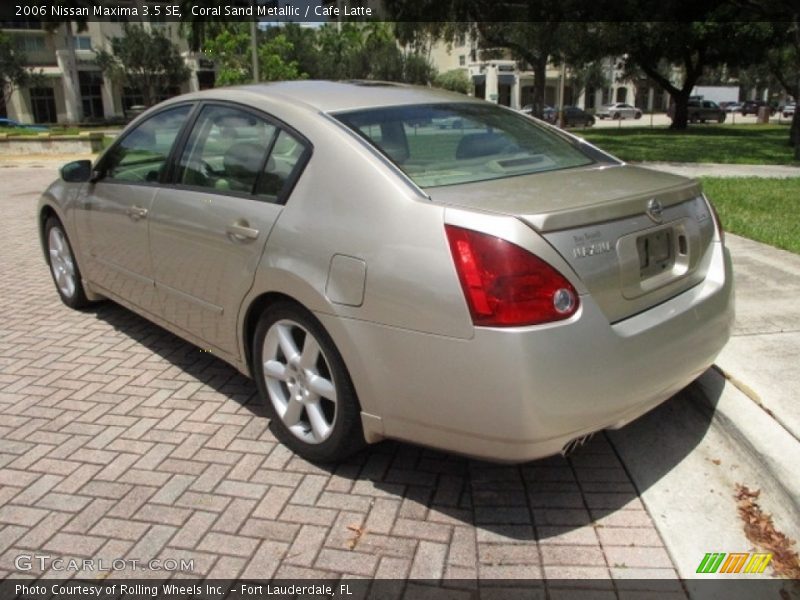 Coral Sand Metallic / Cafe Latte 2006 Nissan Maxima 3.5 SE